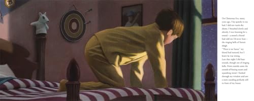 The Polar Express: 40th Anniversary Edition with free audiobook read by Liam Neeson - Christmas English Picture Book