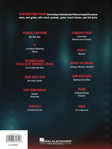 Released - Songs from KPop Demon Hunters, Minecraft, Wicked: And More Top Movies