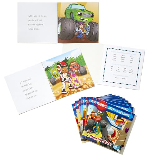 Monster Phonic 12-Book Boxed Set (Blaze and the Monster Machines): 12 Step into Reading Books