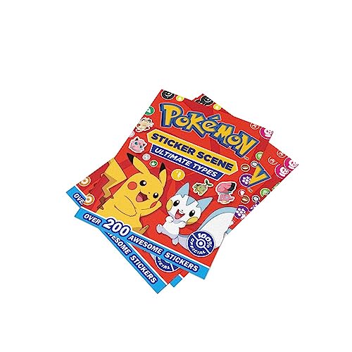 POKÉMON ULTIMATE TYPES STICKER SCENE