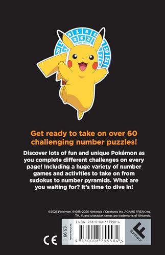 Pokémon Number Puzzles