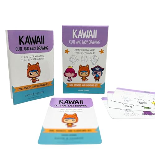Kawaii Cute and Easy Drawing Deck: Learn to Draw More Than 50 Characters!