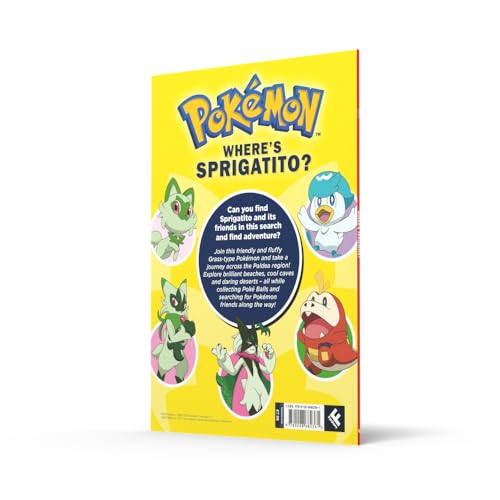 Pokémon Where’s Sprigatito: A Search & Find Book