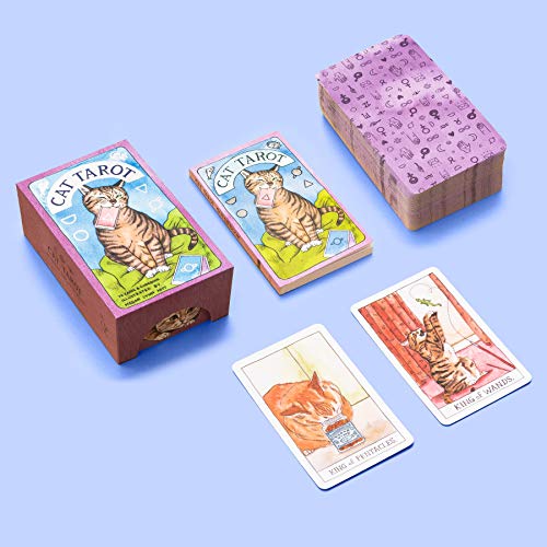 Cat Tarot: 78 Cards & Guidebook