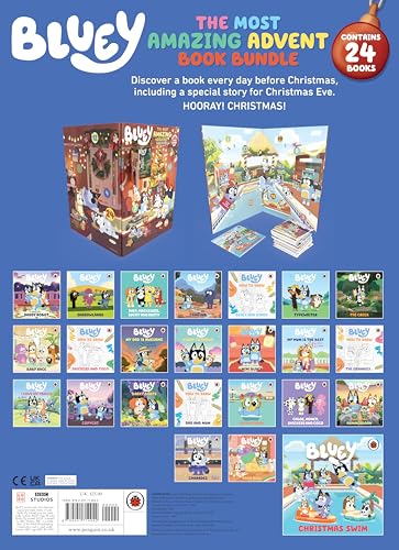 Bluey: The Most Amazing Advent Book Bundle - Christmas English Picture Book