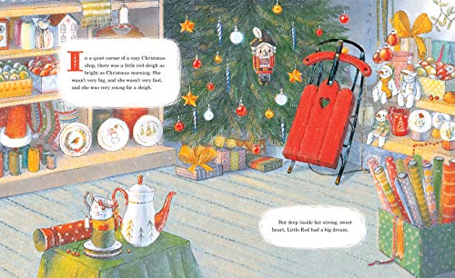 Little Red Sleigh (Little Heroes, Big Hearts) - Christmas English Picture Book