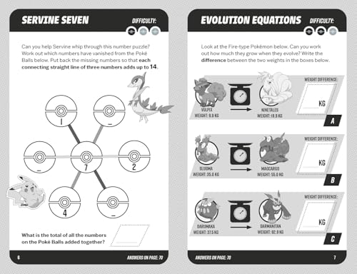 Pokémon Number Puzzles