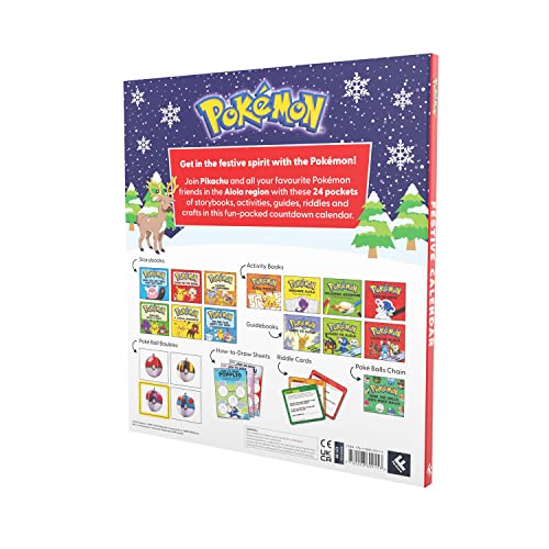 Pokemon: Festive Calendar: A festive collection of 24 books, activities and surprises!