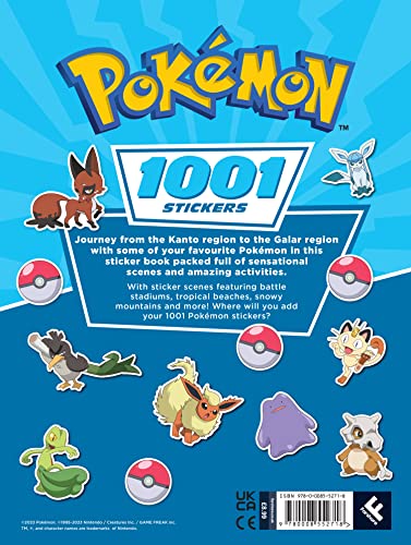 Pokémon: 1001 Stickers