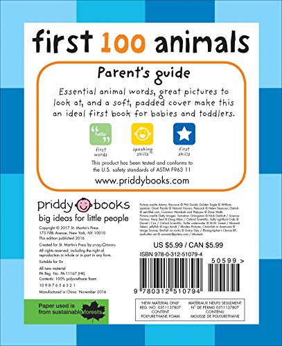 FIRST 100 ANIMALS(BB) (First 100 Soft to Touch)