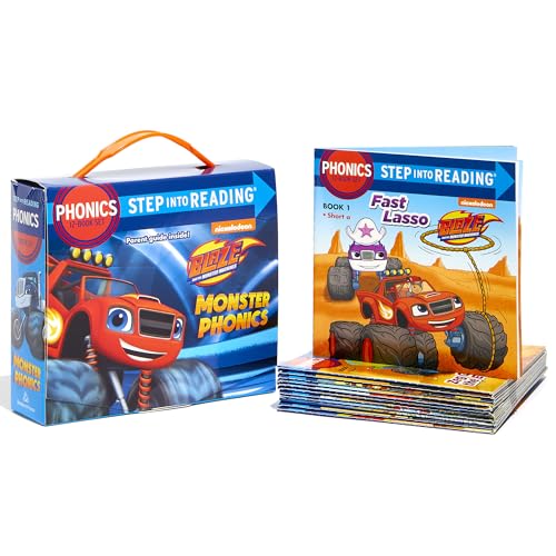 Monster Phonic 12-Book Boxed Set (Blaze and the Monster Machines): 12 Step into Reading Books