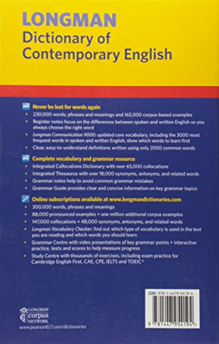 Longman Dictionary of Contemporary English (6E) Paperback