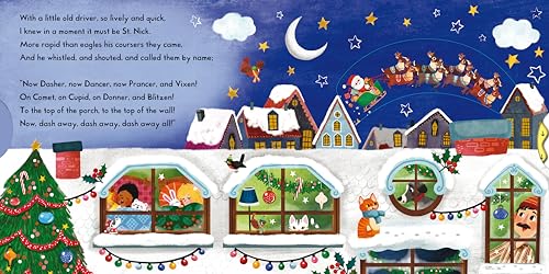 'Twas the Night Before Christmas: A Push, Pull, Slide Book (Campbell First Stories)
