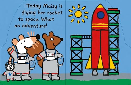 Maisy's Rocket: (Space Rocket-Shaped Board Book About Maisy the Mouse's Outer Space Adventure for Toddlers)
