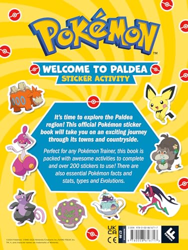 Pokémon Welcome to Paldea Epic Sticker