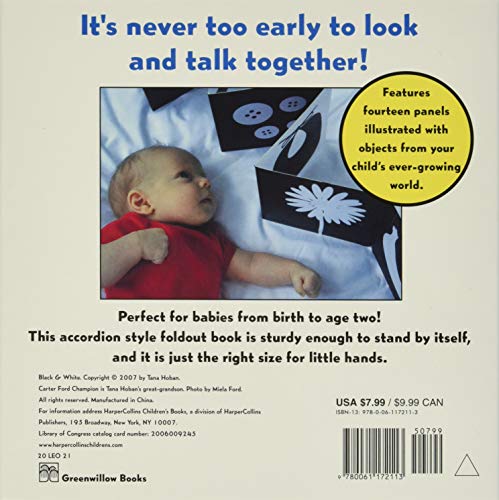 Black & White: A High Contrast Book For Newborns