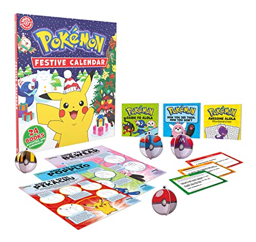 Pokemon: Festive Calendar: A festive collection of 24 books, activities and surprises!