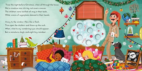 'Twas the Night Before Christmas: A Push, Pull, Slide Book (Campbell First Stories)