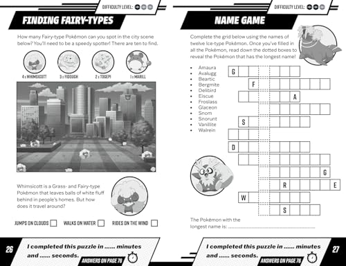 Pokémon 5-Minute Challenges