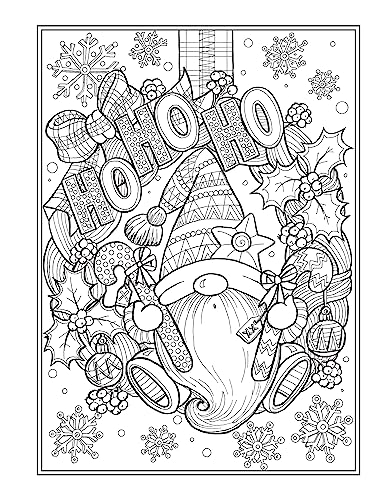 Creative Haven Christmas Gnomes Coloring Book (Adult Coloring Books: Christmas)