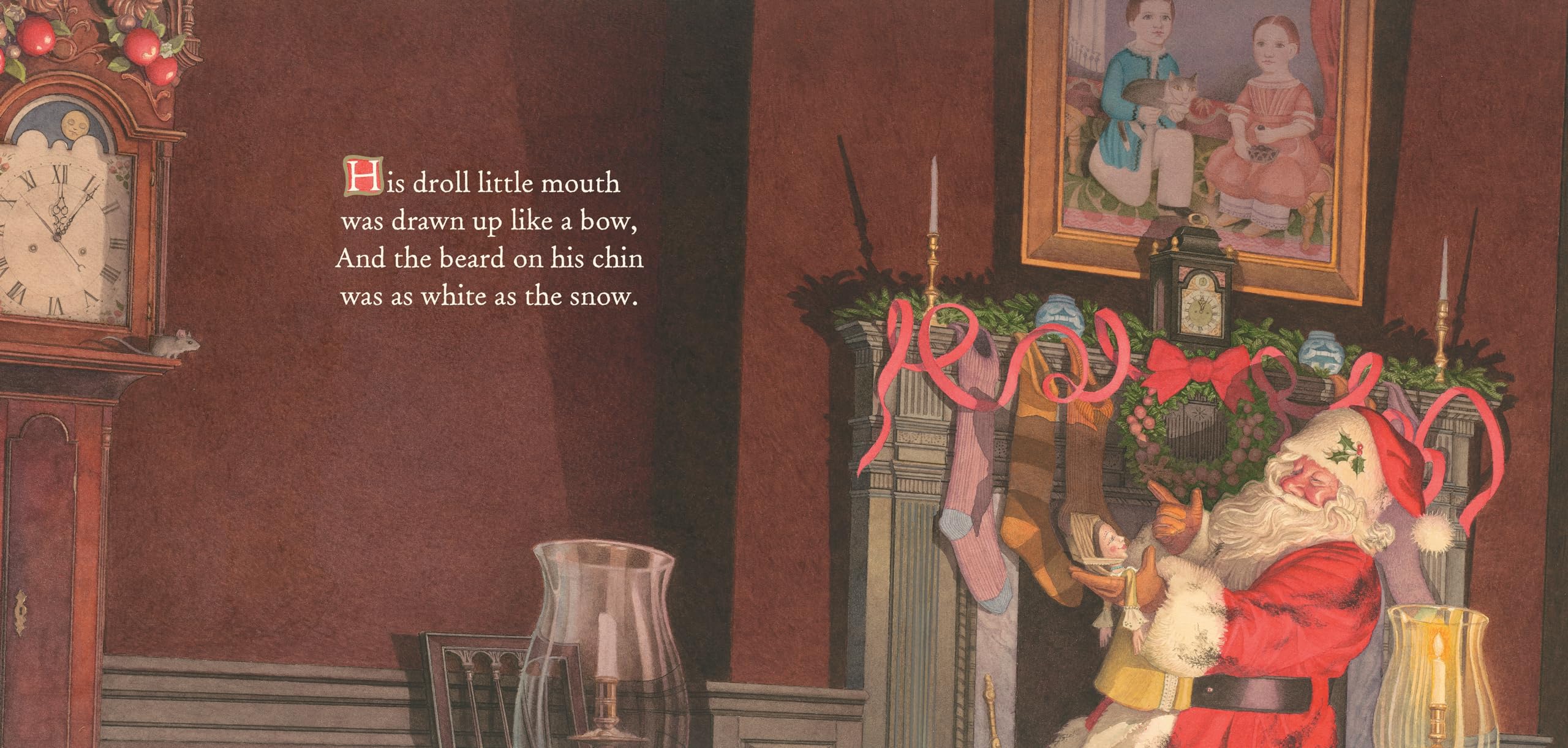 NIGHT BEFORE XMAS (Charles Santore Children's Classics) - Christmas English Picture Book