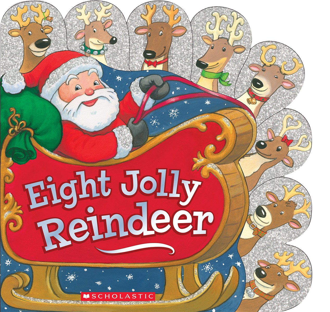 Eight Jolly Reindeer - Christmas English Picture Book