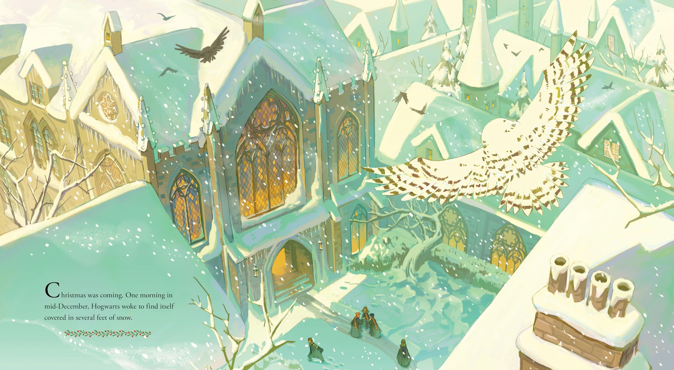Christmas at Hogwarts: A joyfully illustrated gift book featuring text from ‘Harry Potter and the Philosopher’s Stone’