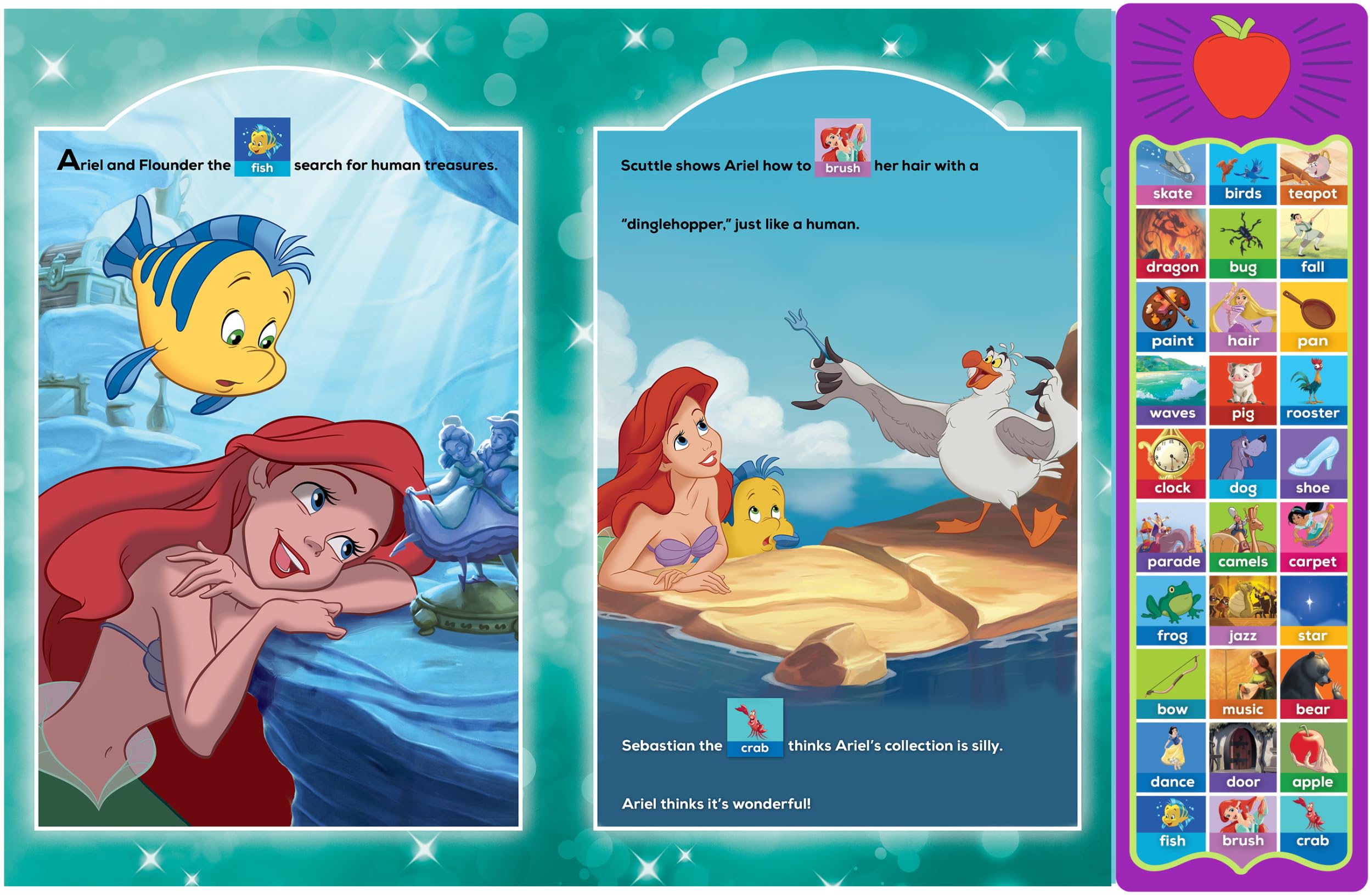 Disney Princess: First Words Sound Book (Play-A-Sound)