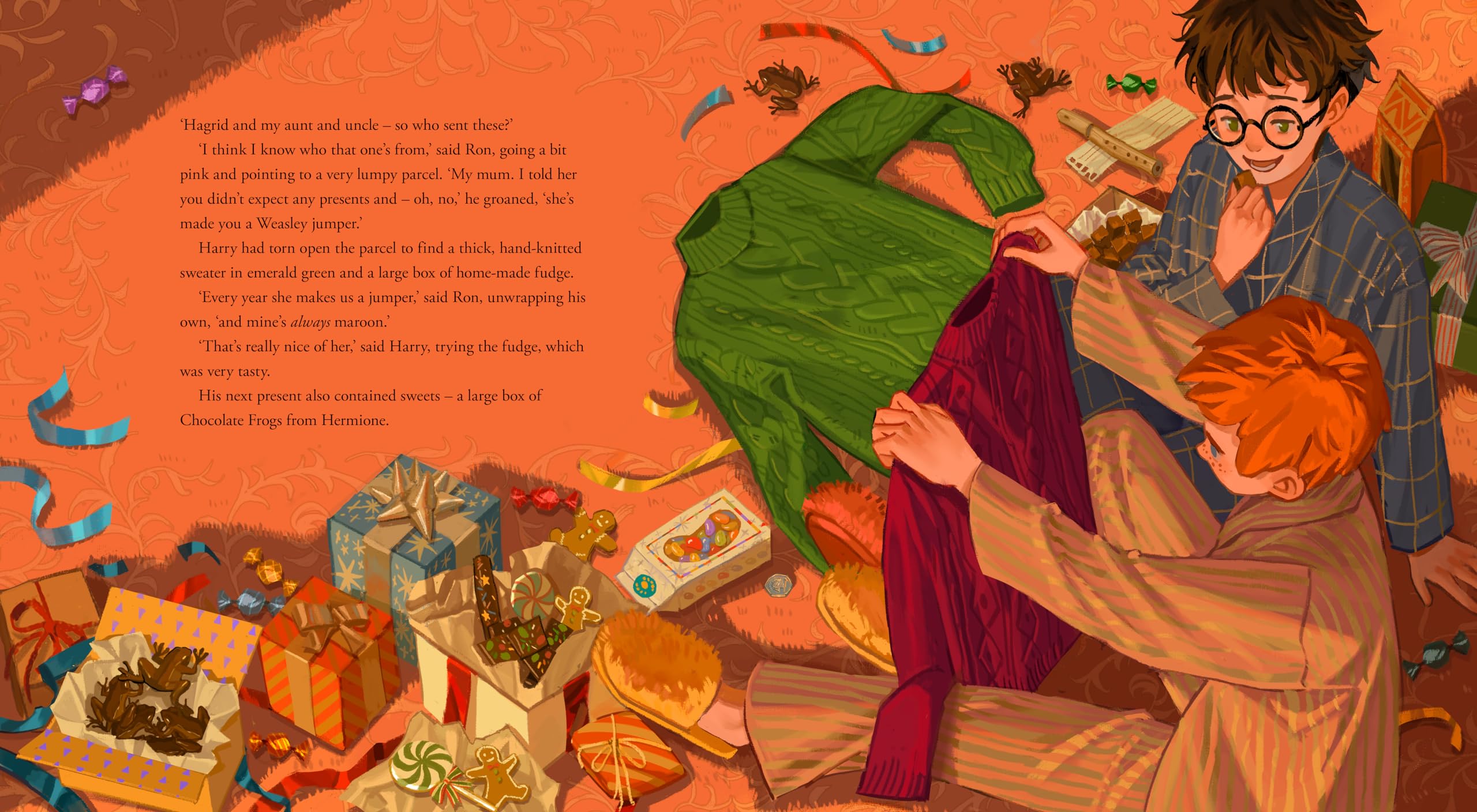Christmas at Hogwarts: A joyfully illustrated gift book featuring text from ‘Harry Potter and the Philosopher’s Stone’