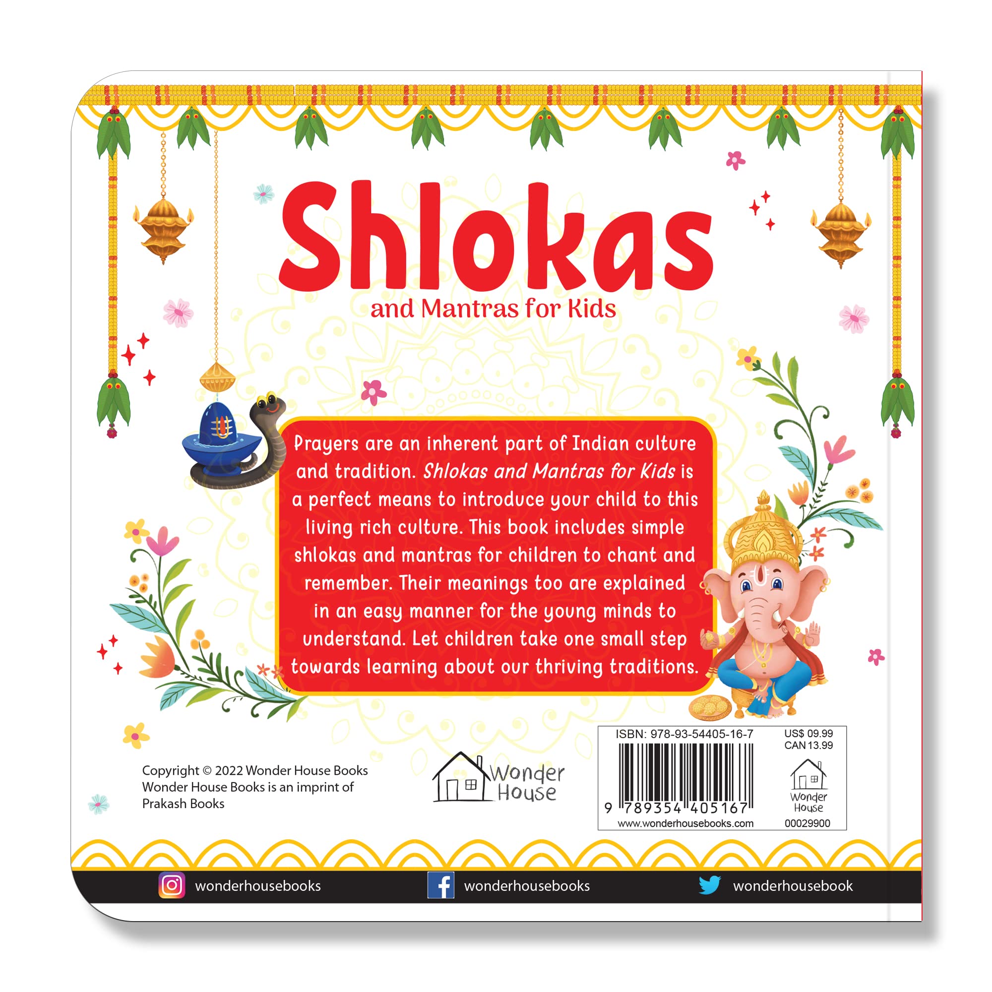 Shlokas and Mantras for Kids: Illustrated Padded Board Book