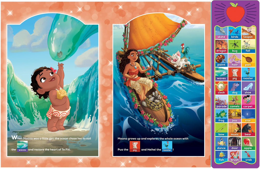 Disney Princess: First Words Sound Book (Play-A-Sound)