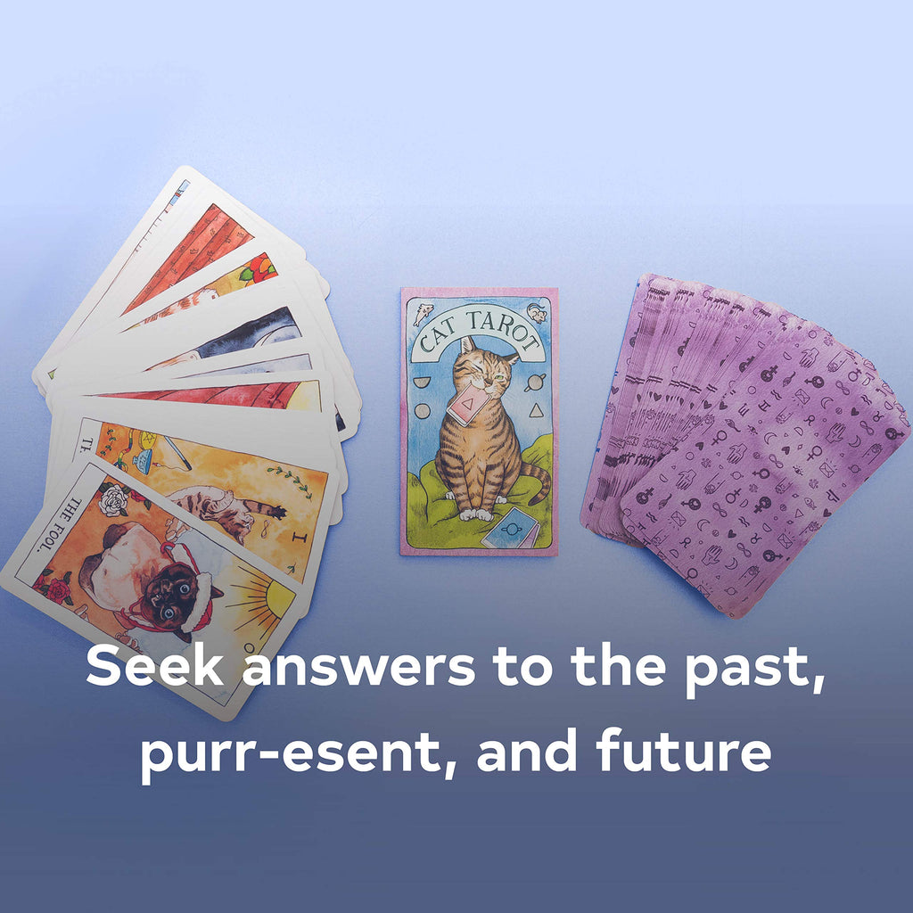 Cat Tarot: 78 Cards & Guidebook