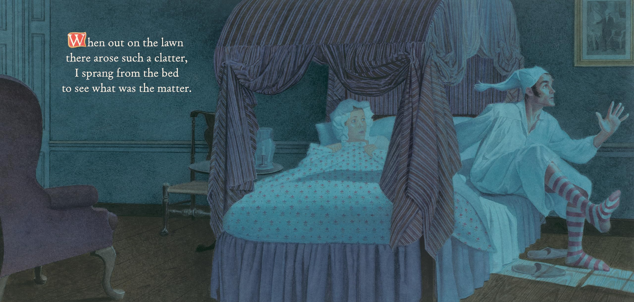 NIGHT BEFORE XMAS (Charles Santore Children's Classics) - Christmas English Picture Book