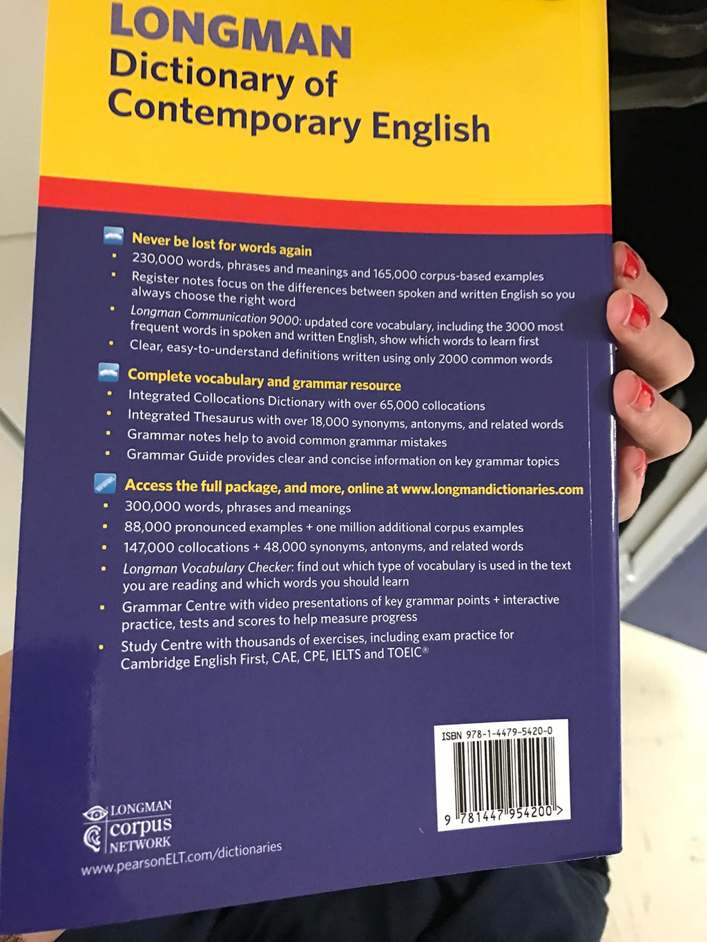 Longman Dictionary of Contemporary English (6E) Paperback