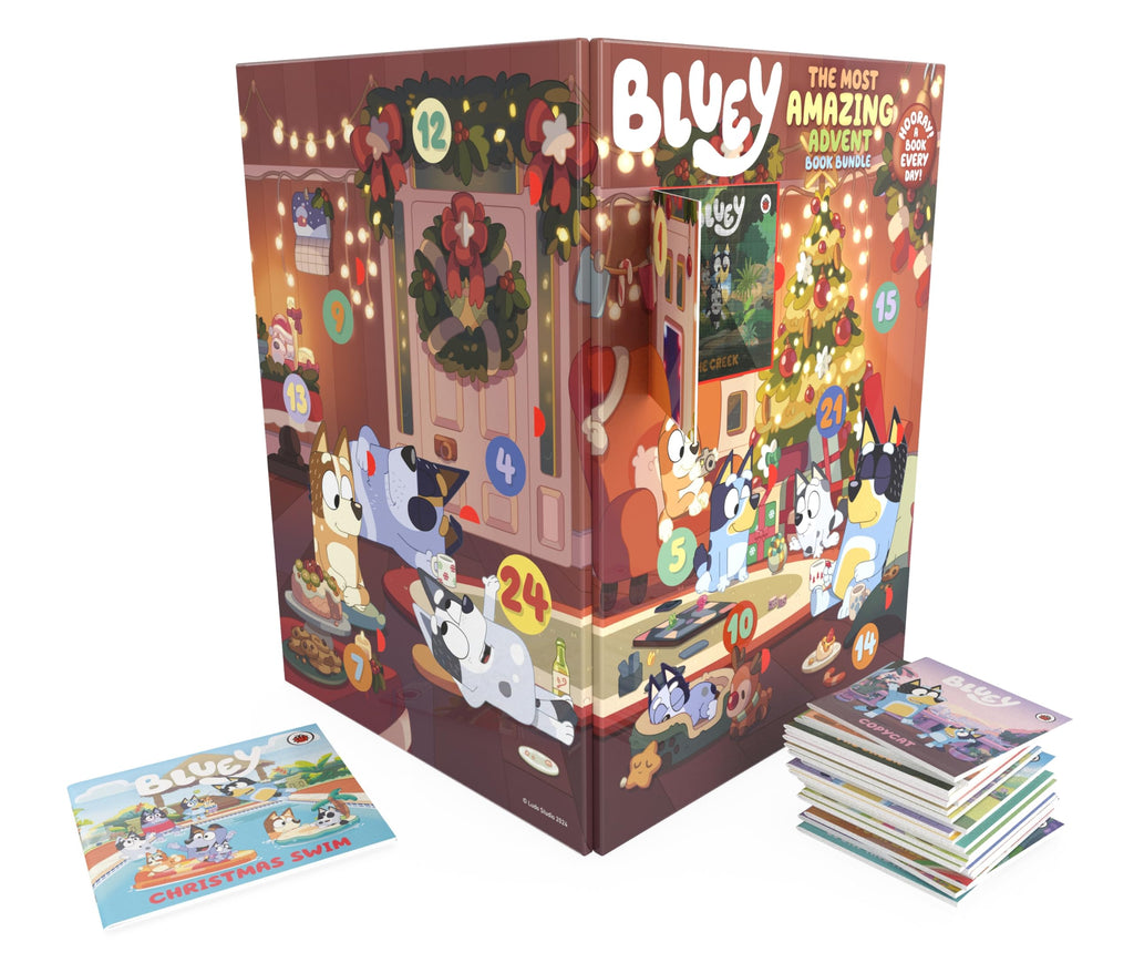 Bluey: The Most Amazing Advent Book Bundle - Christmas English Picture Book