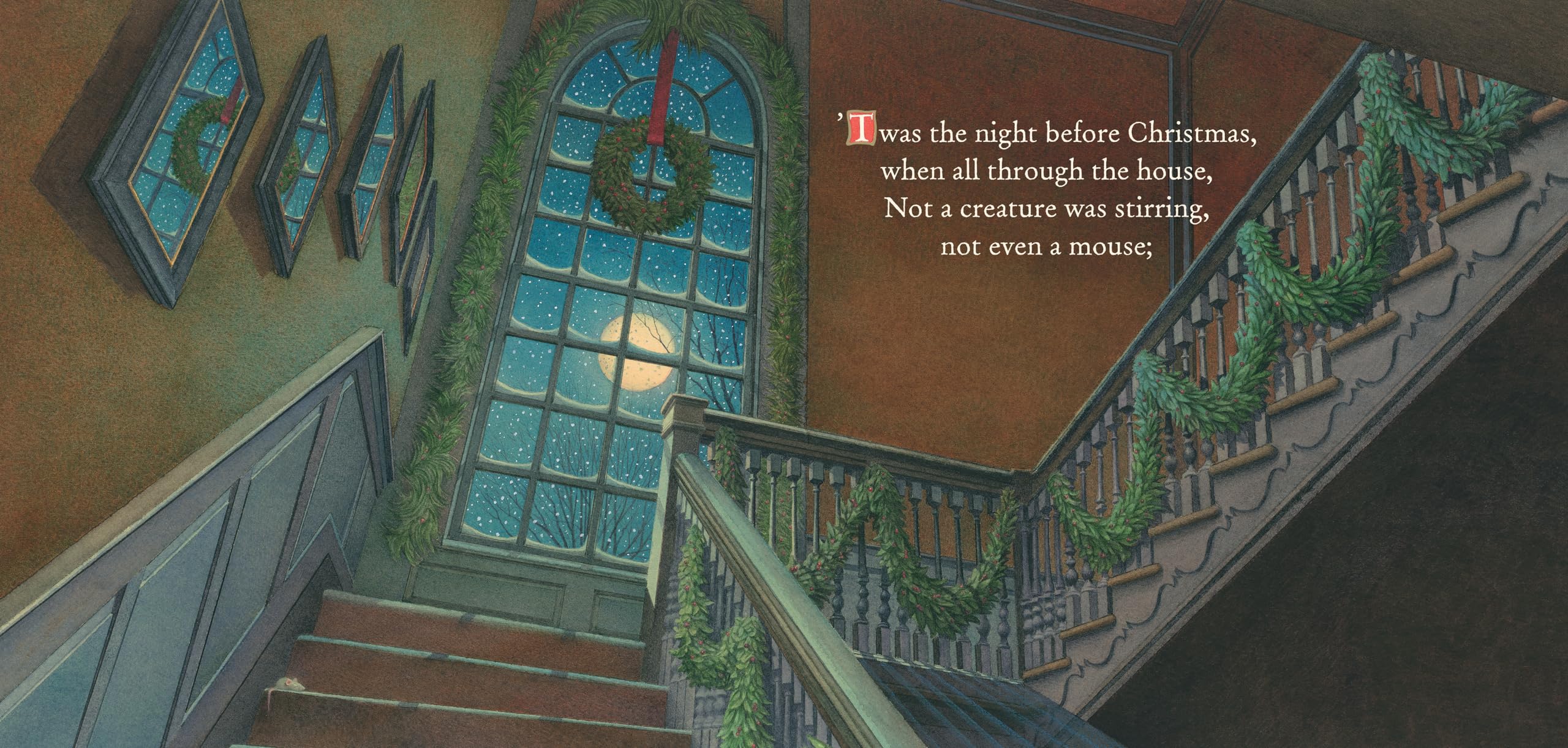 NIGHT BEFORE XMAS (Charles Santore Children's Classics) - Christmas English Picture Book