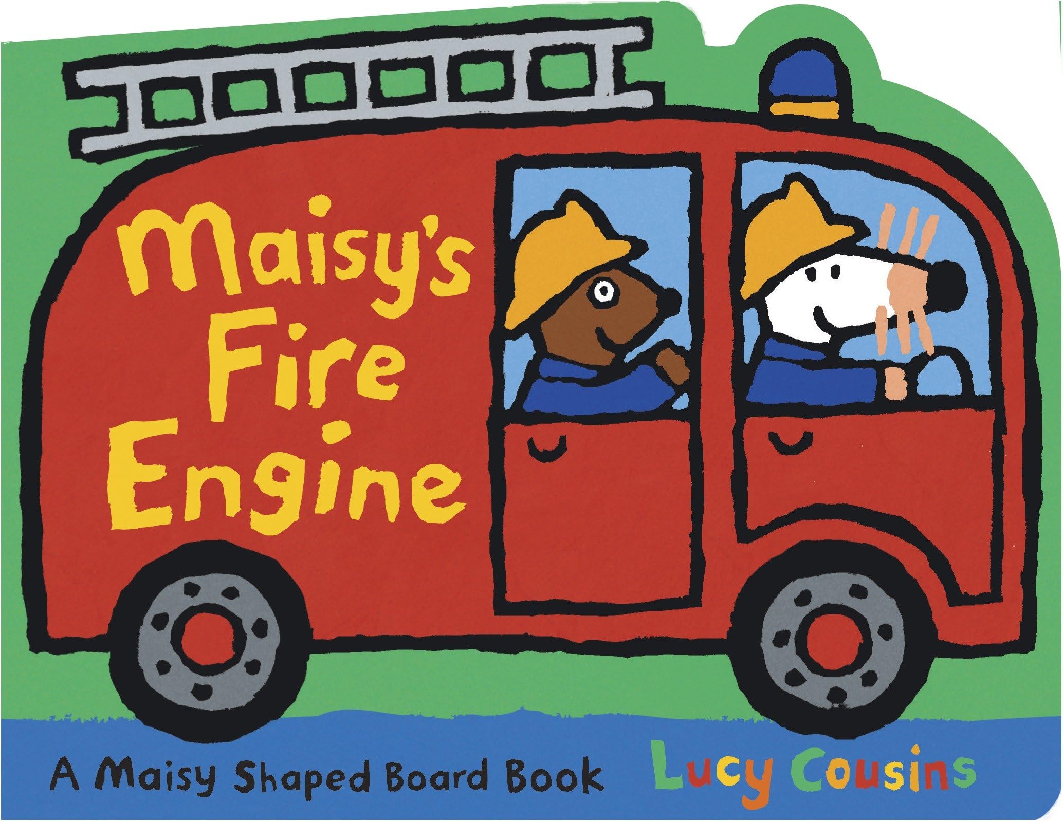 Maisy's Fire Engine: A Maisy Shaped Board Book (Fire Truck-Shaped Board Book About Maisy the Mouse's Firefighting Adventure for Toddlers, Preschoolers, and Kids Ages 2-5)