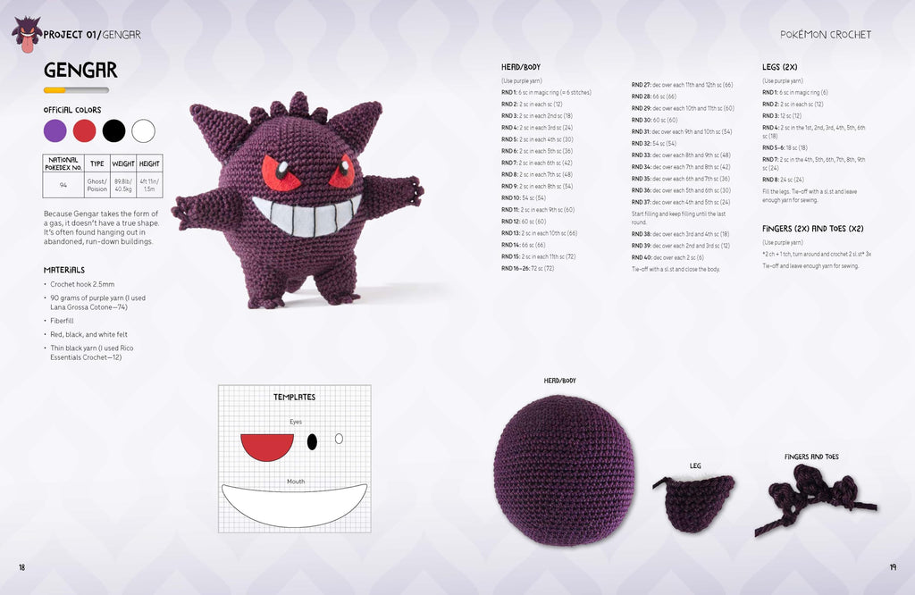 Pokémon Crochet: Bring Your Favorite Pokémon to Life With 20 Cute Crochet Patterns (PokéMon Crafts)