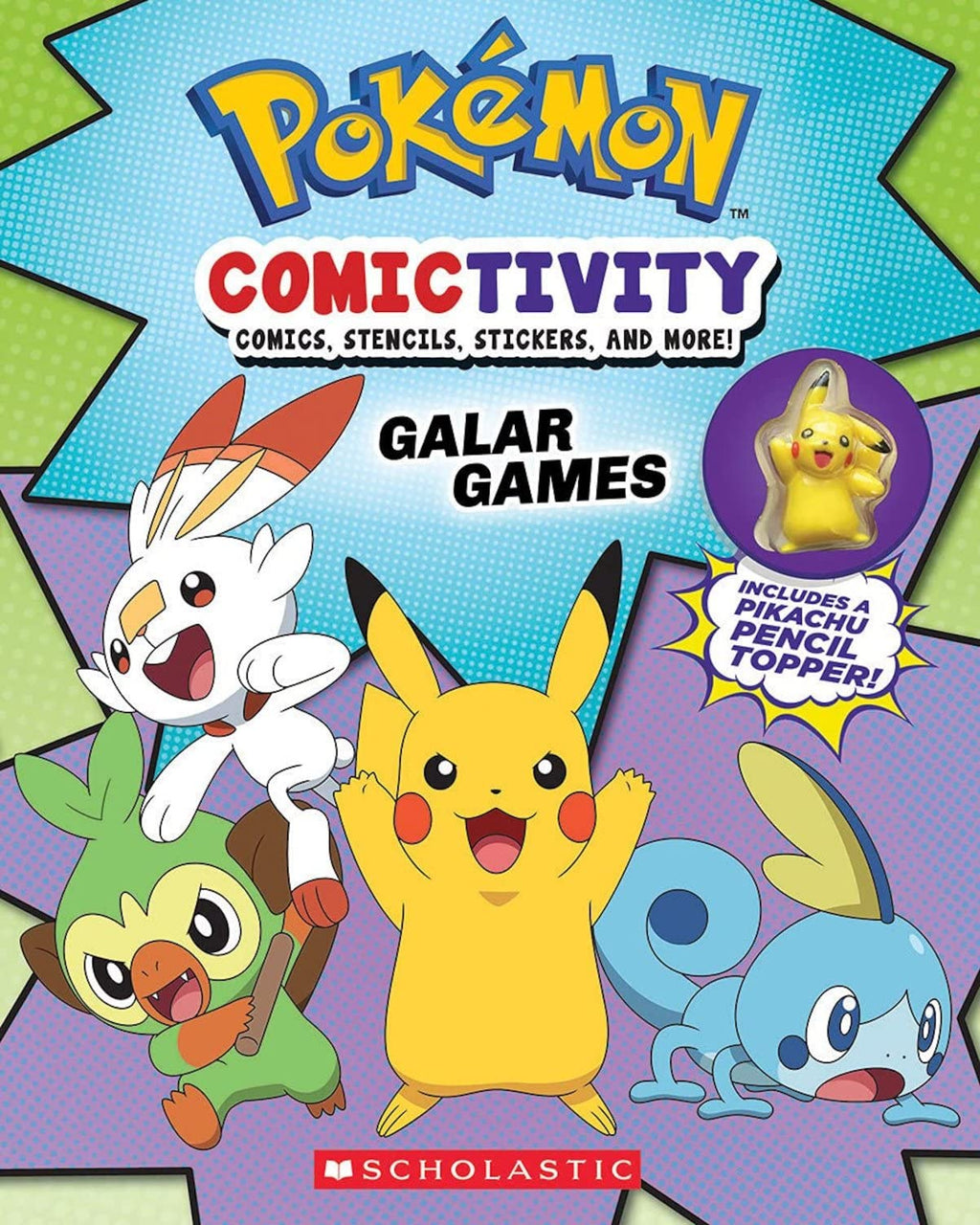 Pokémon Comictivity: Galar Games: Comics, Stencils, Stickers, and More! (Pokémon)