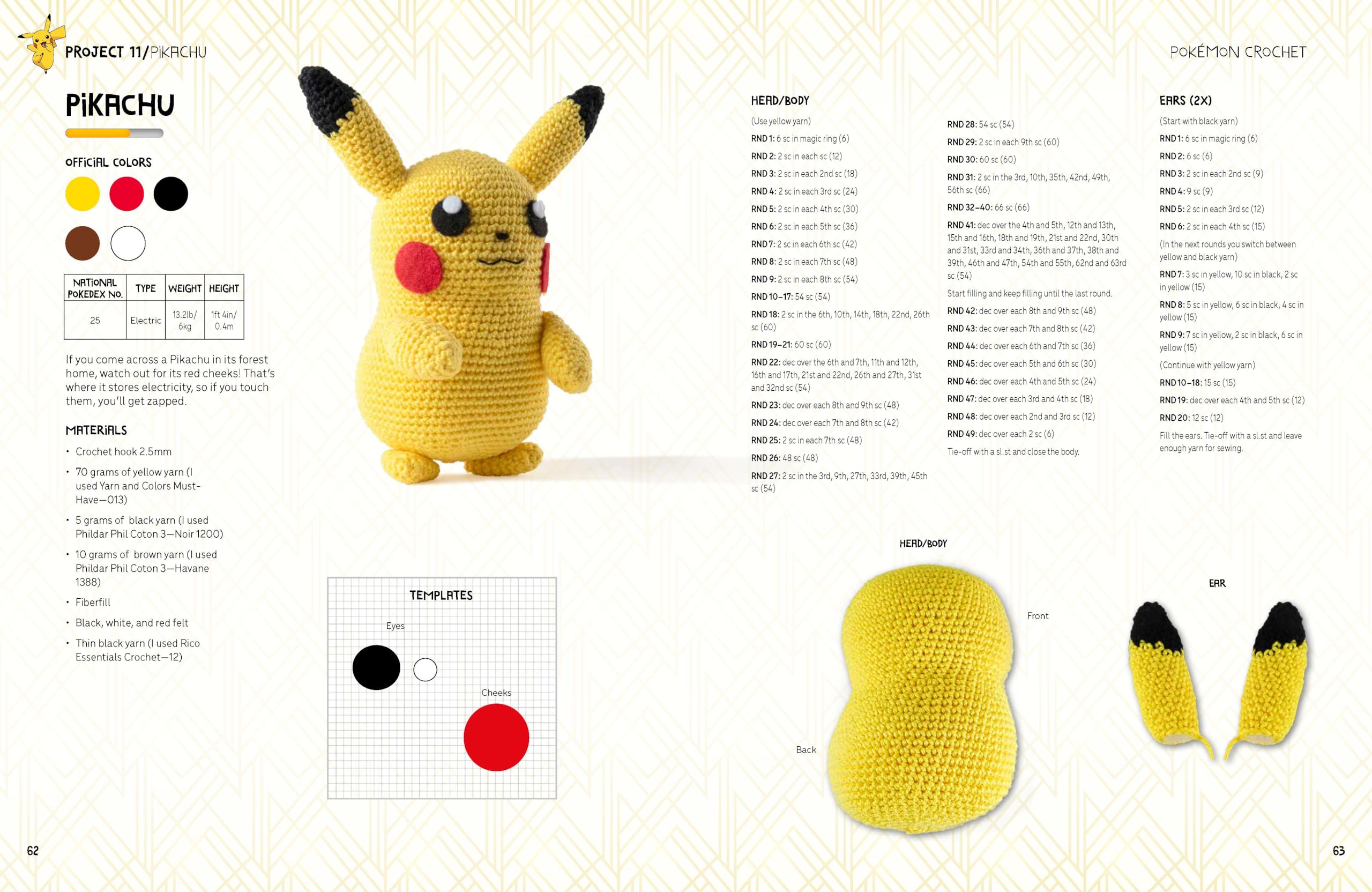 Pokémon Crochet: Bring Your Favorite Pokémon to Life With 20 Cute Crochet Patterns (PokéMon Crafts)