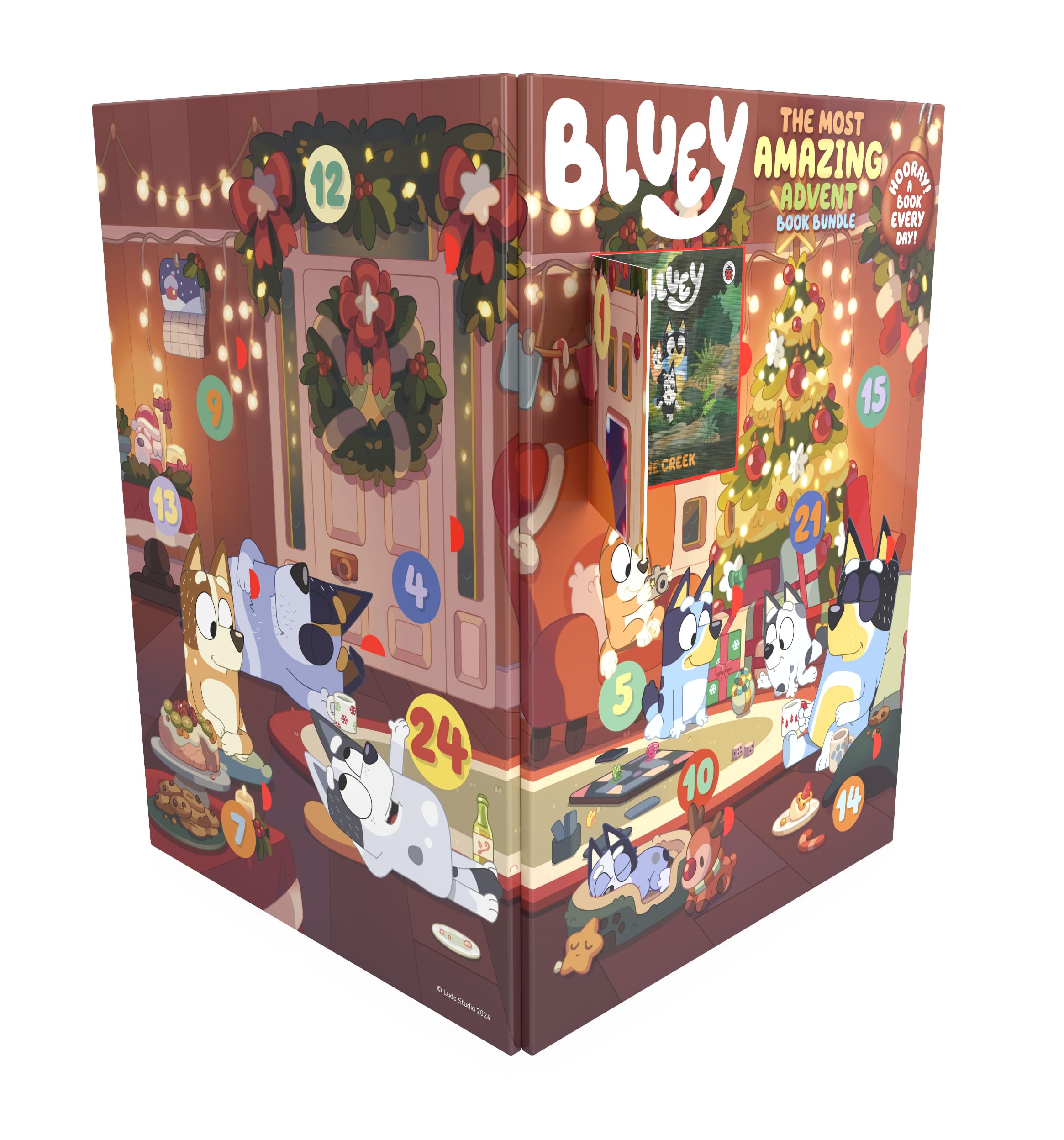 Bluey: The Most Amazing Advent Book Bundle - Christmas English Picture Book