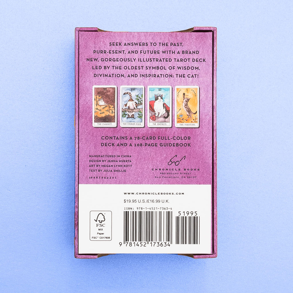 Cat Tarot: 78 Cards & Guidebook