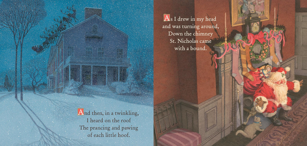NIGHT BEFORE XMAS (Charles Santore Children's Classics) - Christmas English Picture Book