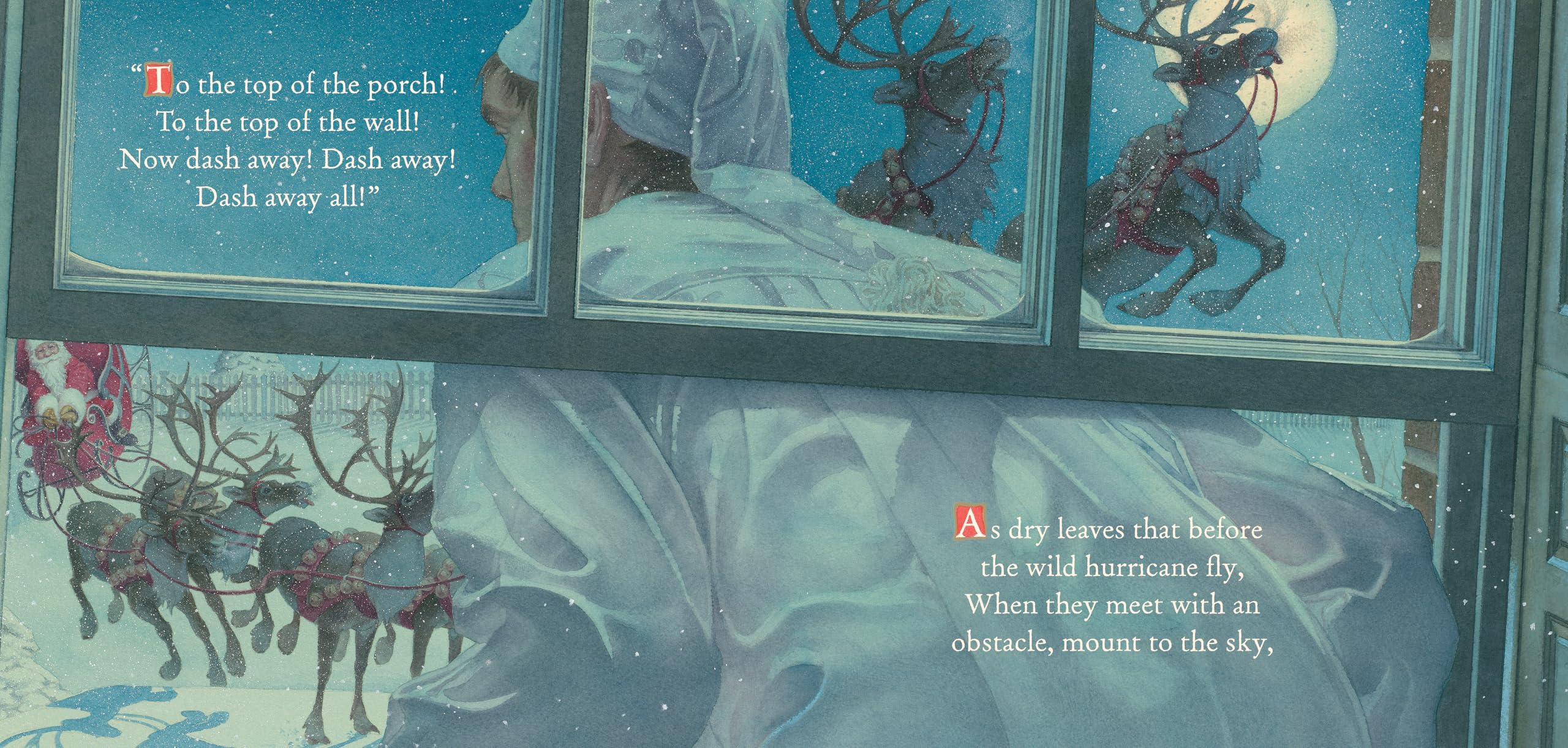 NIGHT BEFORE XMAS (Charles Santore Children's Classics) - Christmas English Picture Book