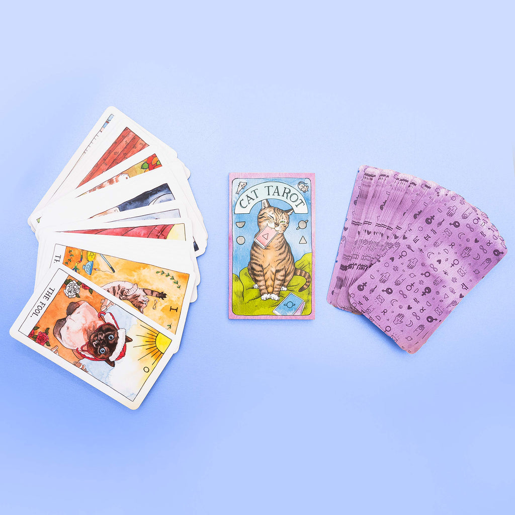 Cat Tarot: 78 Cards & Guidebook