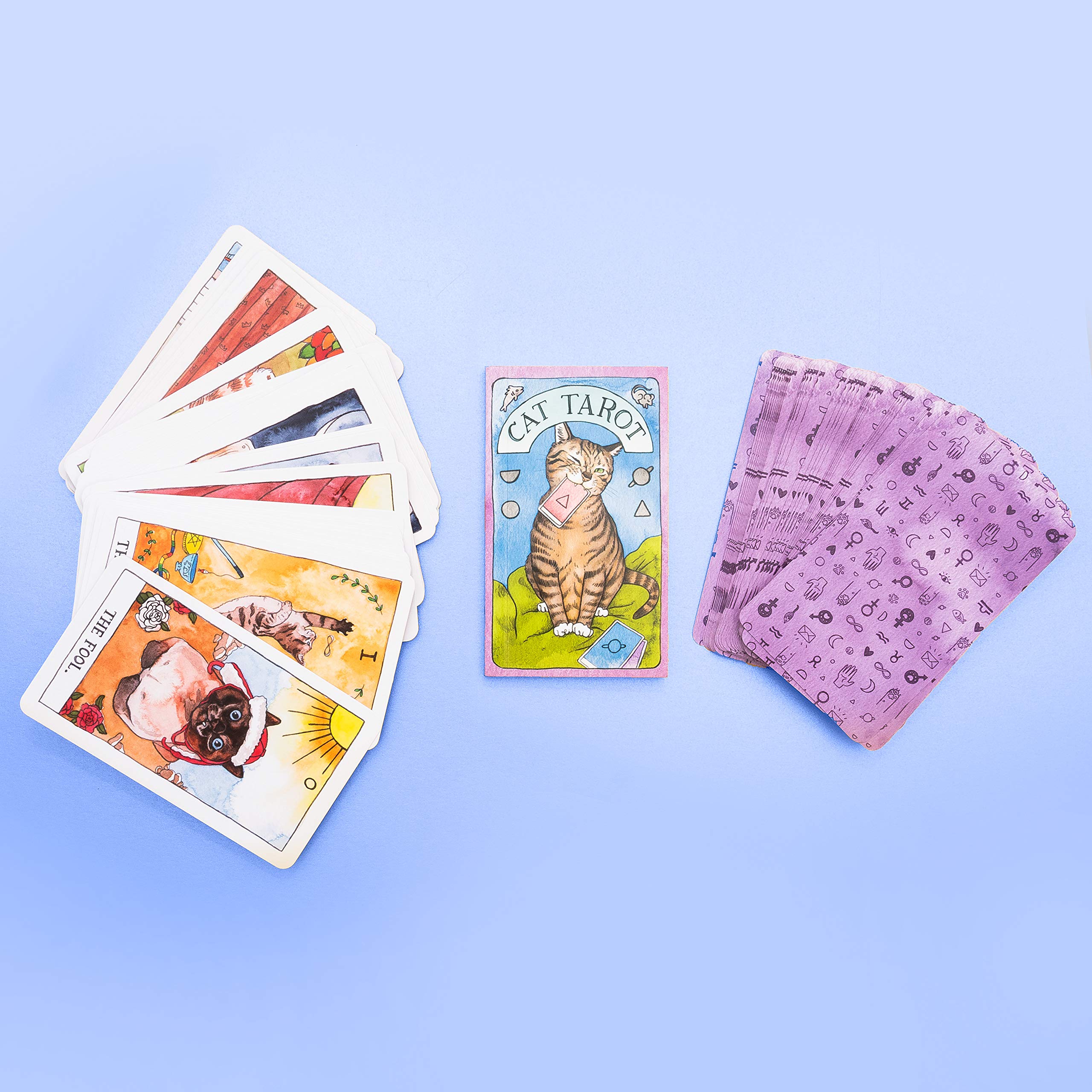 Cat Tarot: 78 Cards & Guidebook